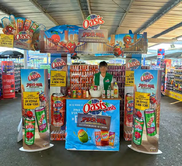 Animation commerciale en magasin